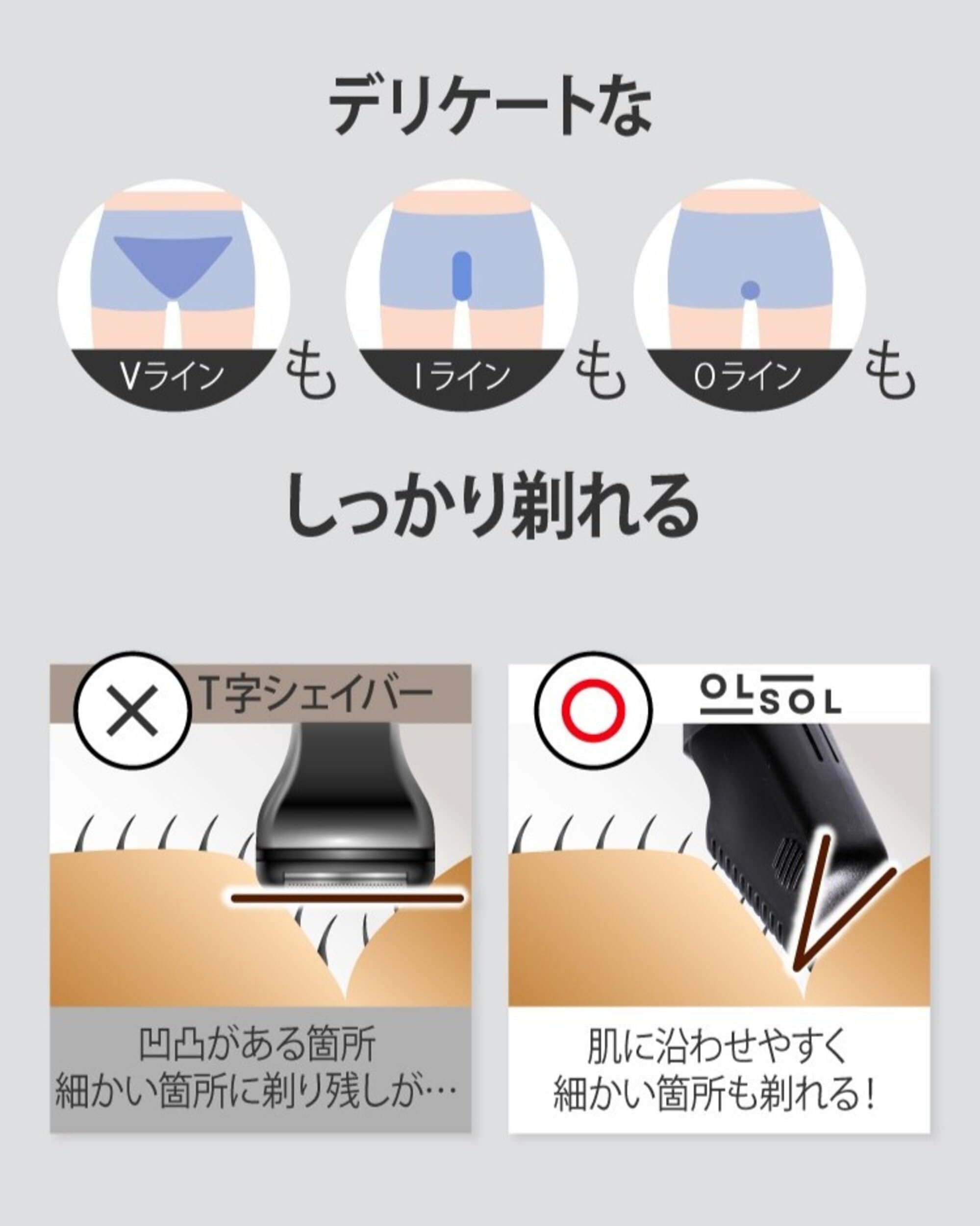 Amazon.co.jp: 【全身用 × 2026年最新】 OLSOL ボディ V トリマー